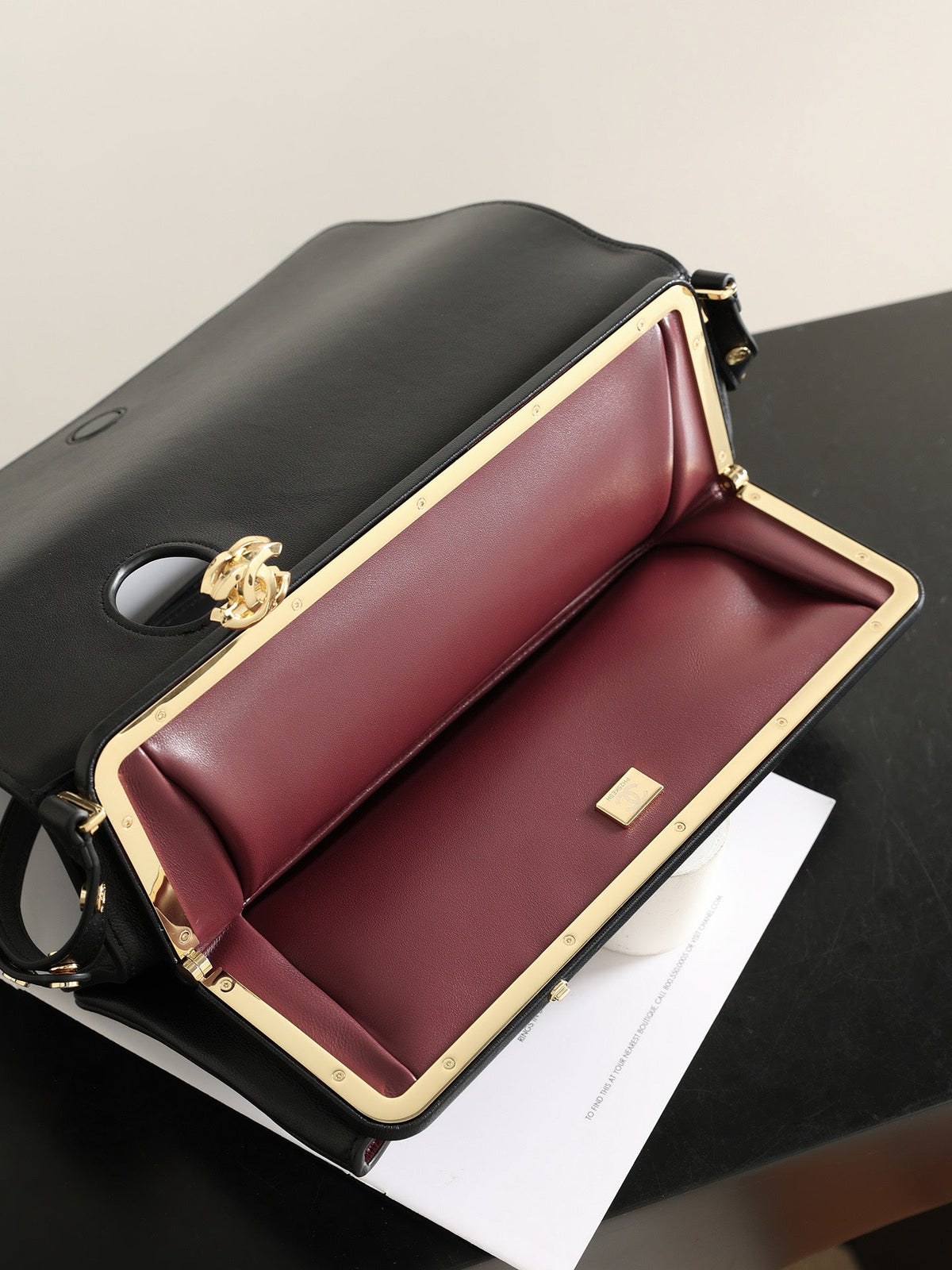 Chanel 2026 Vanity Clutch Bag 30cm Crocodile Embossed Leather