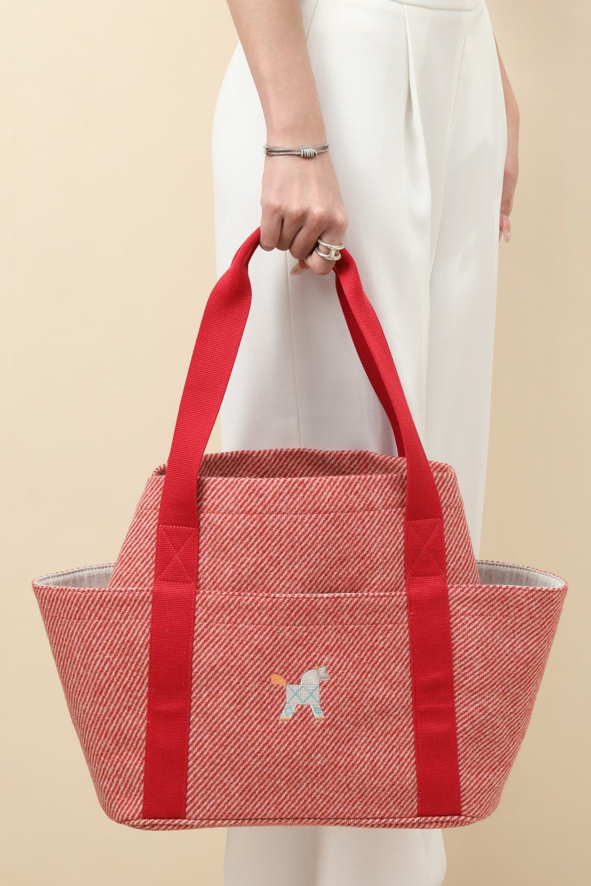 High-end Hermes 2026 Cabriole Nappy Bag 50cm Canvas