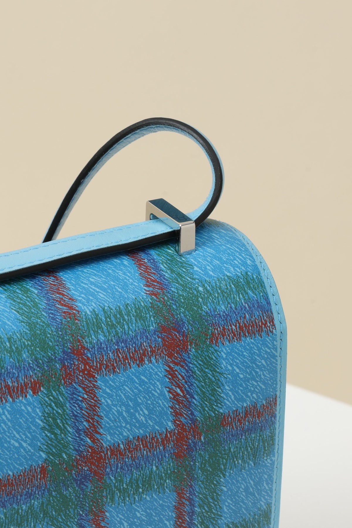High-end Hermes 2026 Constance 18 Tartan Bag Swift Leather