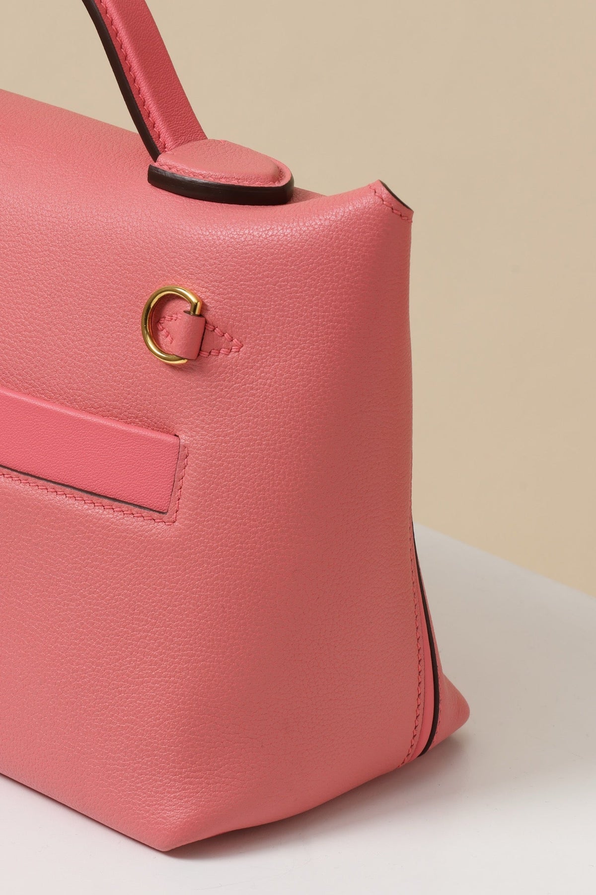 High-end Hermes 2026 24/24 Bag 21cm Lipstick Pink Evercolor/Swift Calfskin