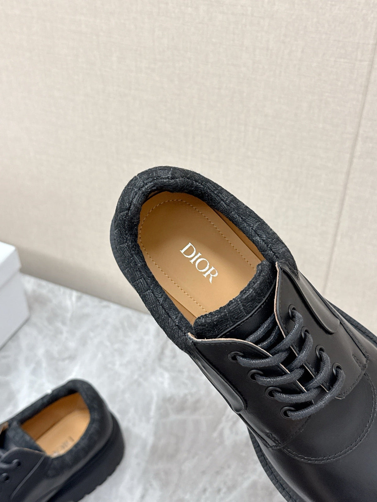 CD 26 Vintage Loafers Black Calfskin 608797