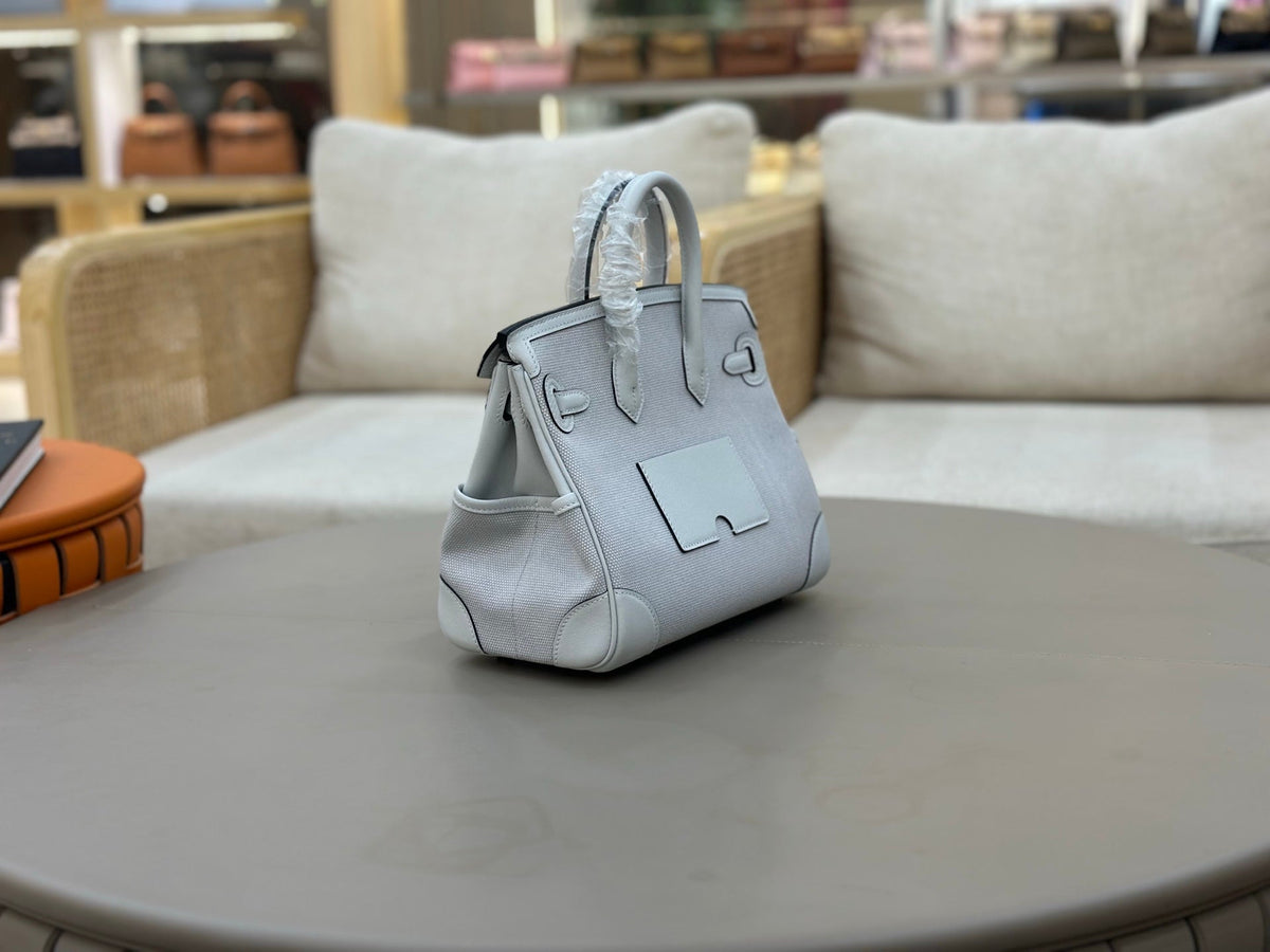 High-end Hermes 2026 Birkin Cargo 25cm Swift Leather Canvas