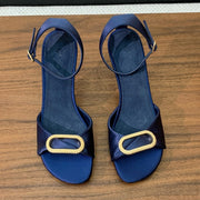 Loro Piana 2026 Olympia Sandal 90mm Satin Suede 935162