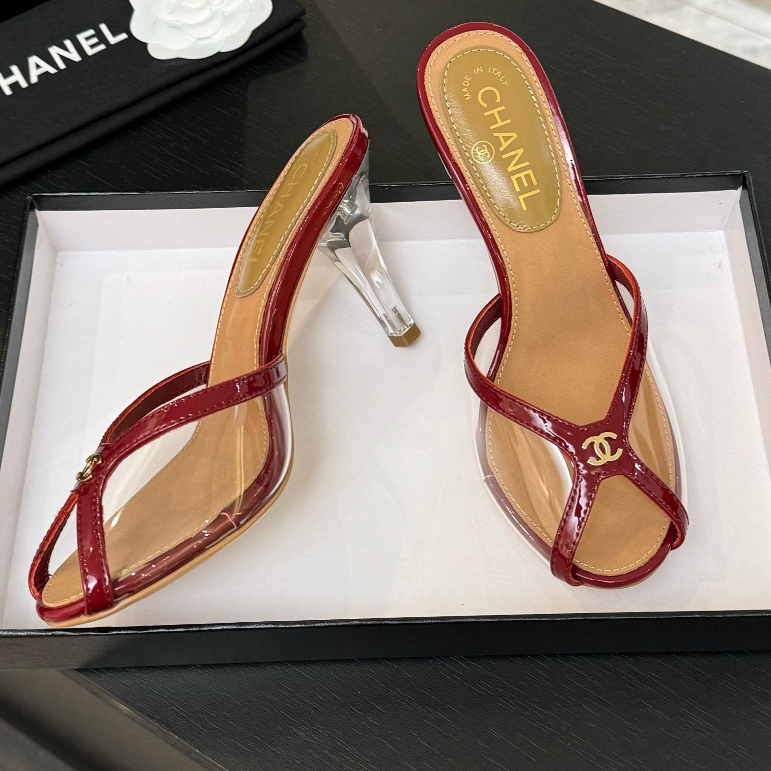 Chanel 2026 Mule Sandal 70mm Suede Leather 671441