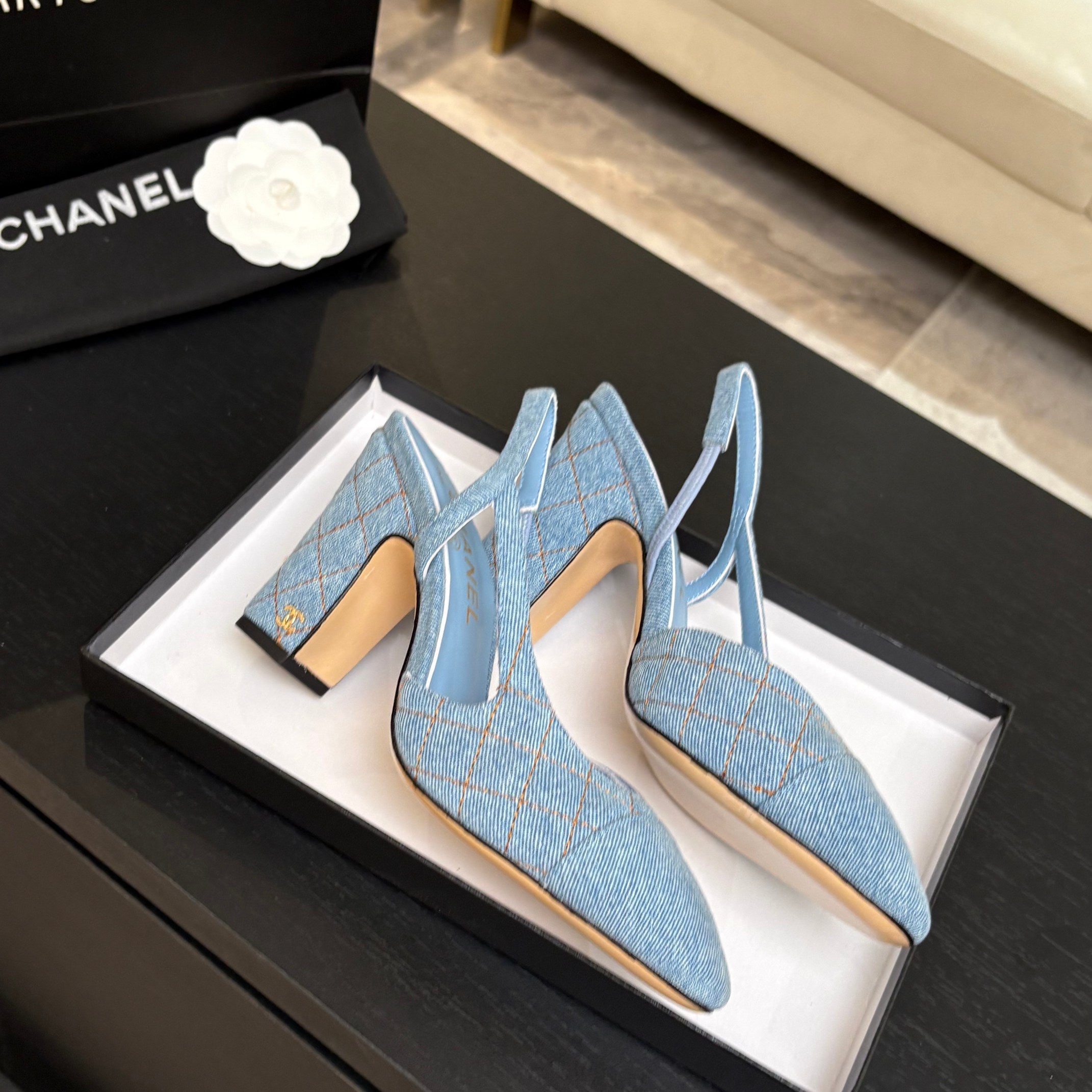 Chanel 2026 Shoe Denim Suede Sheepskin 958004
