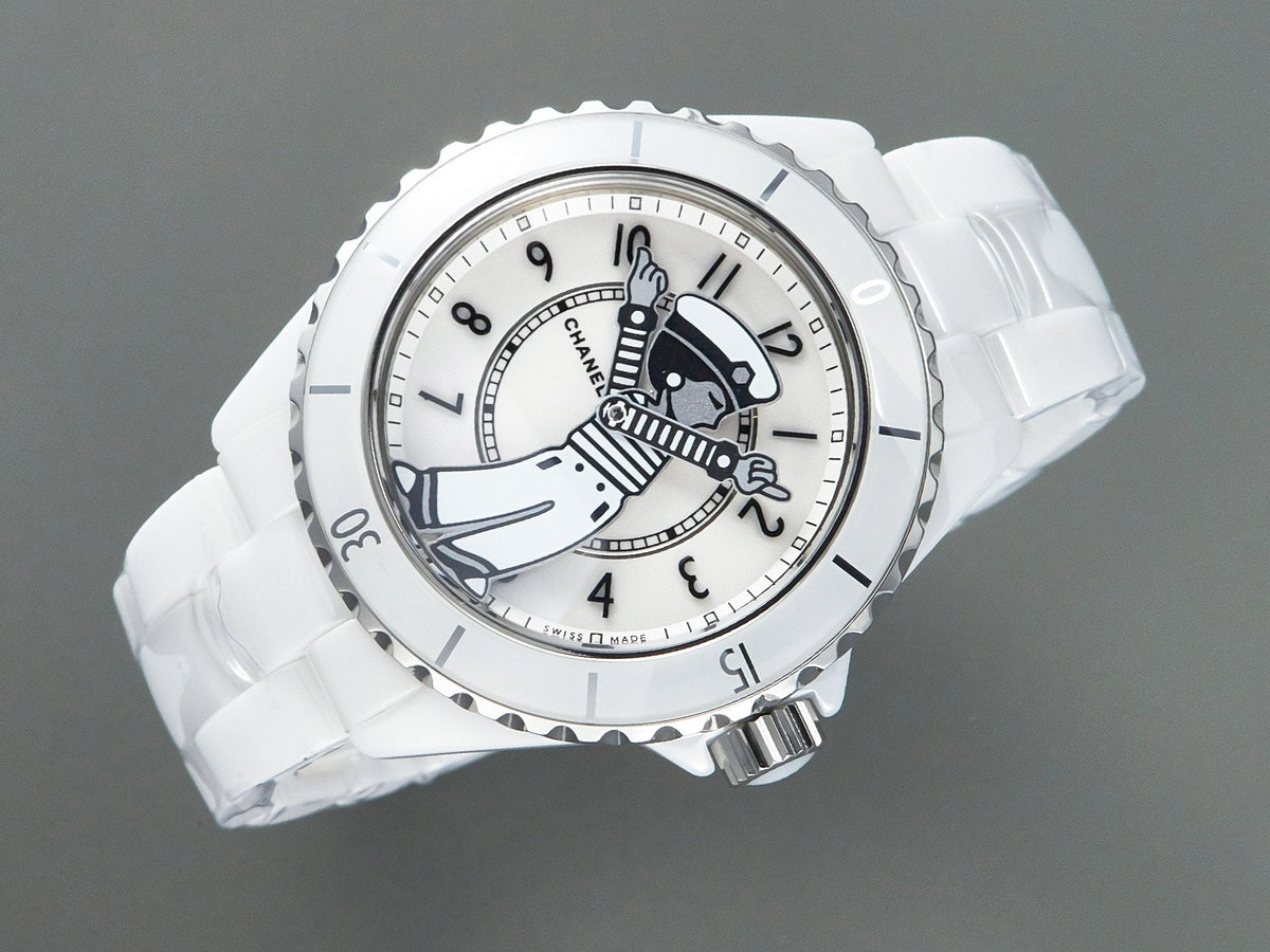 J12 38mm Mademoiselle Automatic White Ceramic