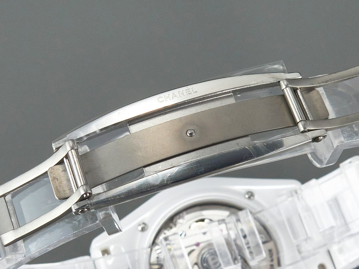 J12 38mm Mademoiselle Automatic White Ceramic