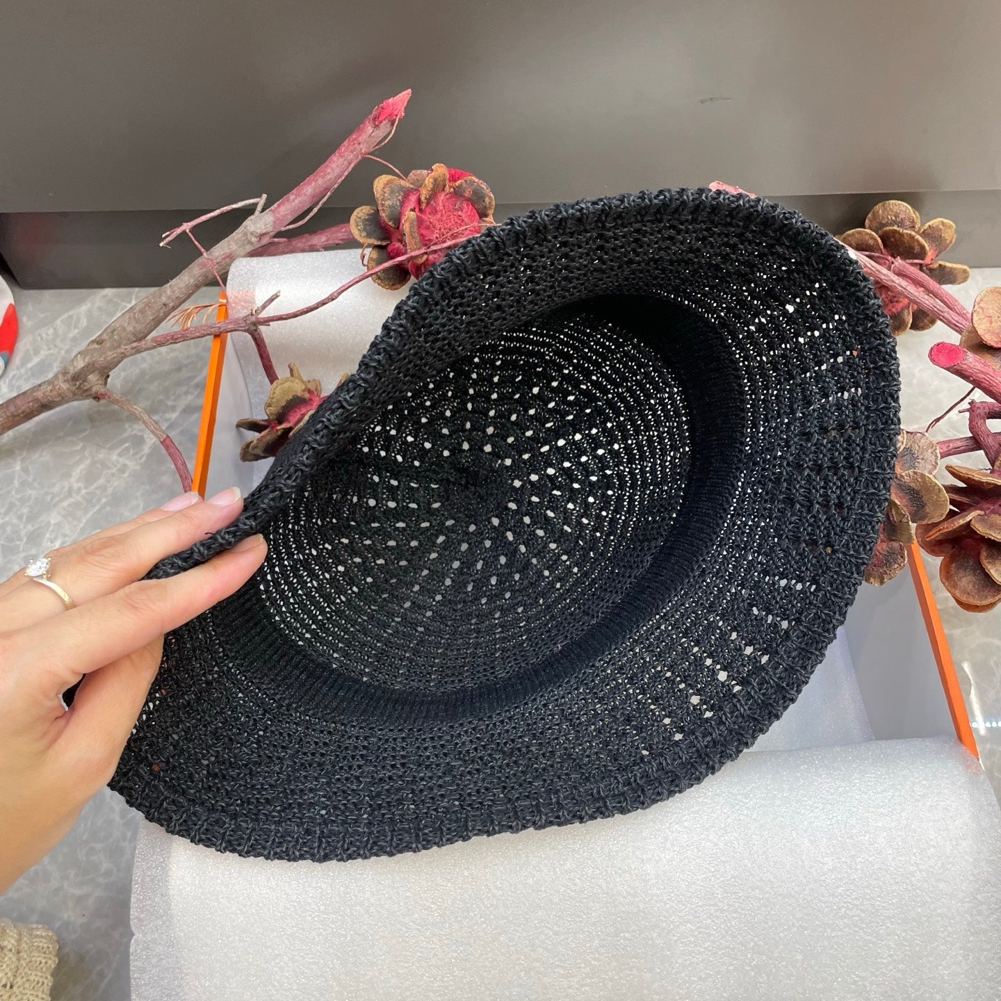 Miumiu Knitted Bucket Hat 214532
