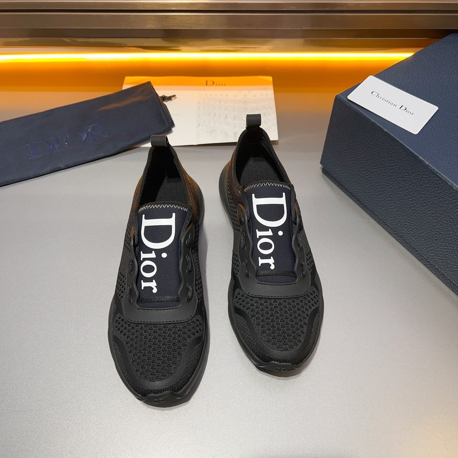 CD BASKETBALL SHOES BLACK BREATHABLE FABRIC