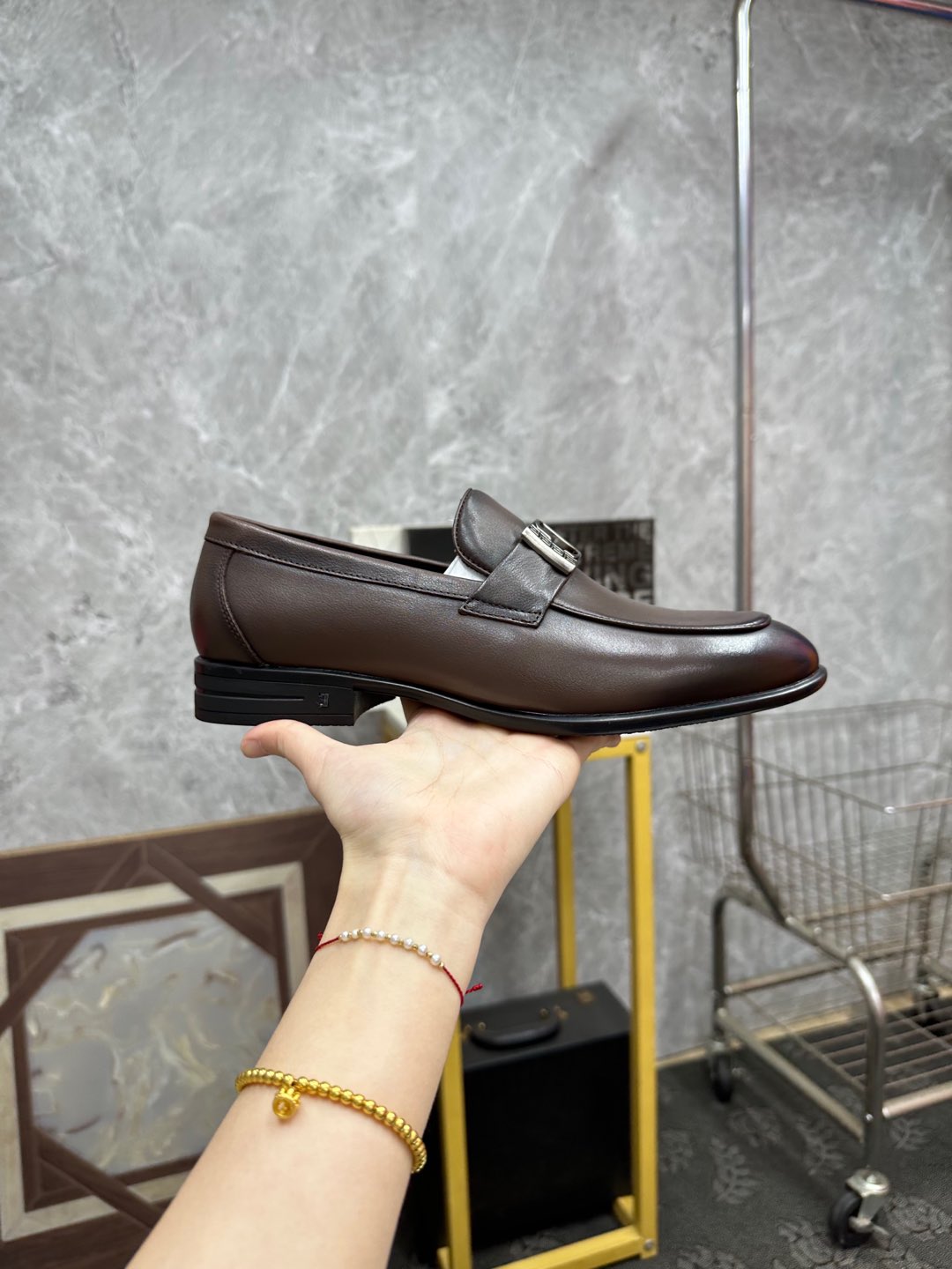 GG Men's Loafer Brown Cowhide 532510