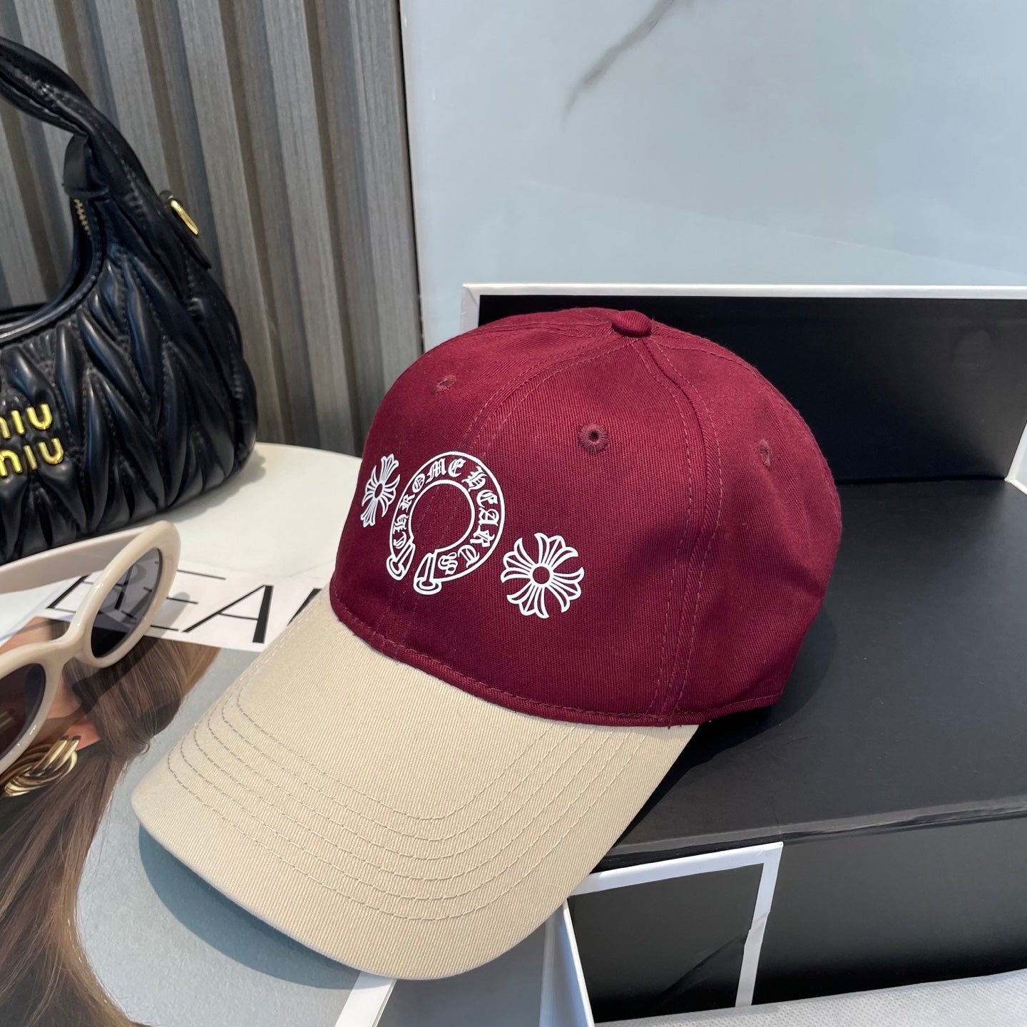 Chrome Hearts Cotton Baseball Cap 413120