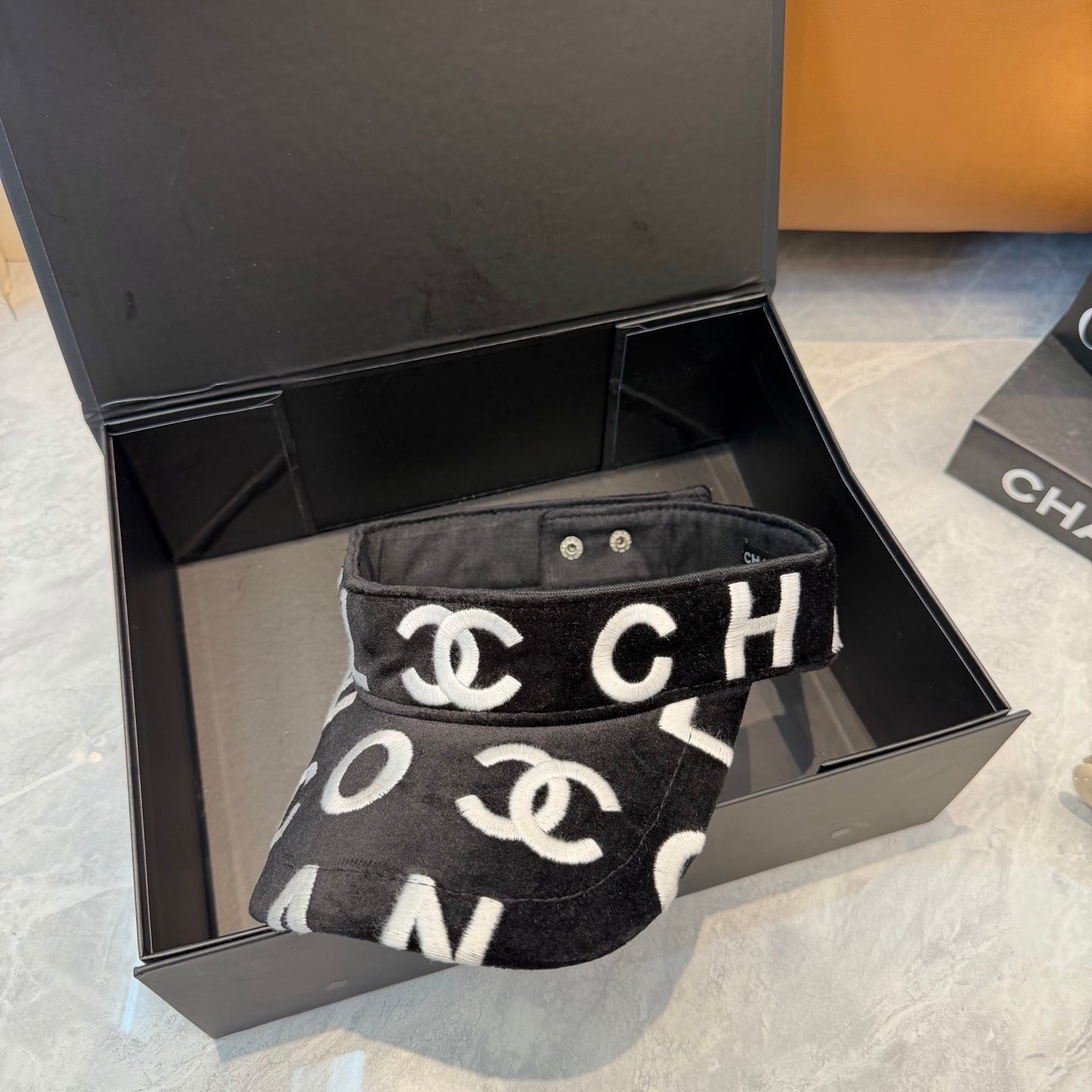 Chanel Coco Beach Hat With Visor 401122