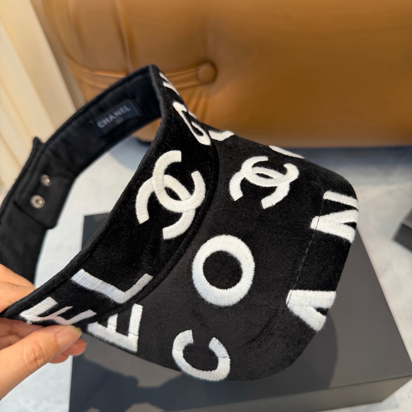 Chanel Coco Beach Hat With Visor 401122