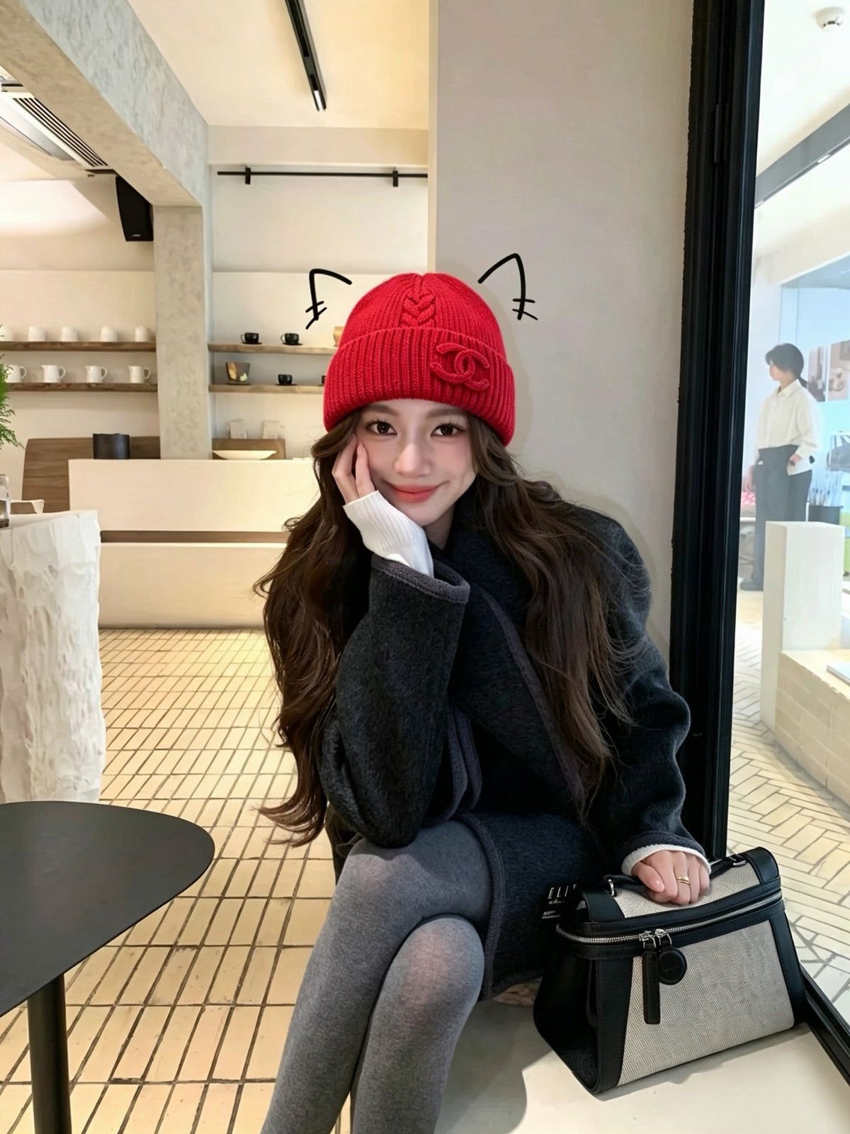 Chanel Beanie Wool 477885