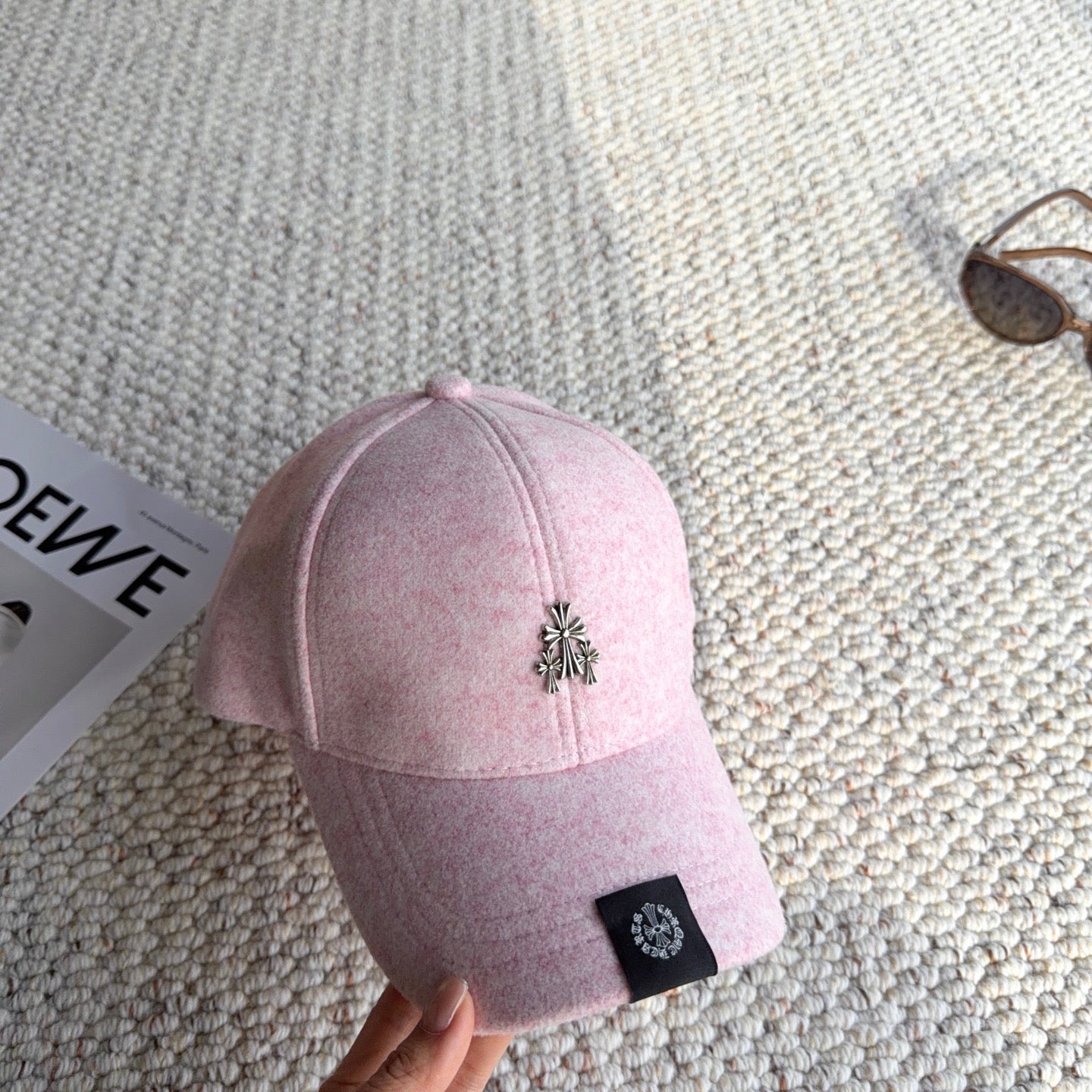 Chrome Hearts Wool Baseball Cap 413192