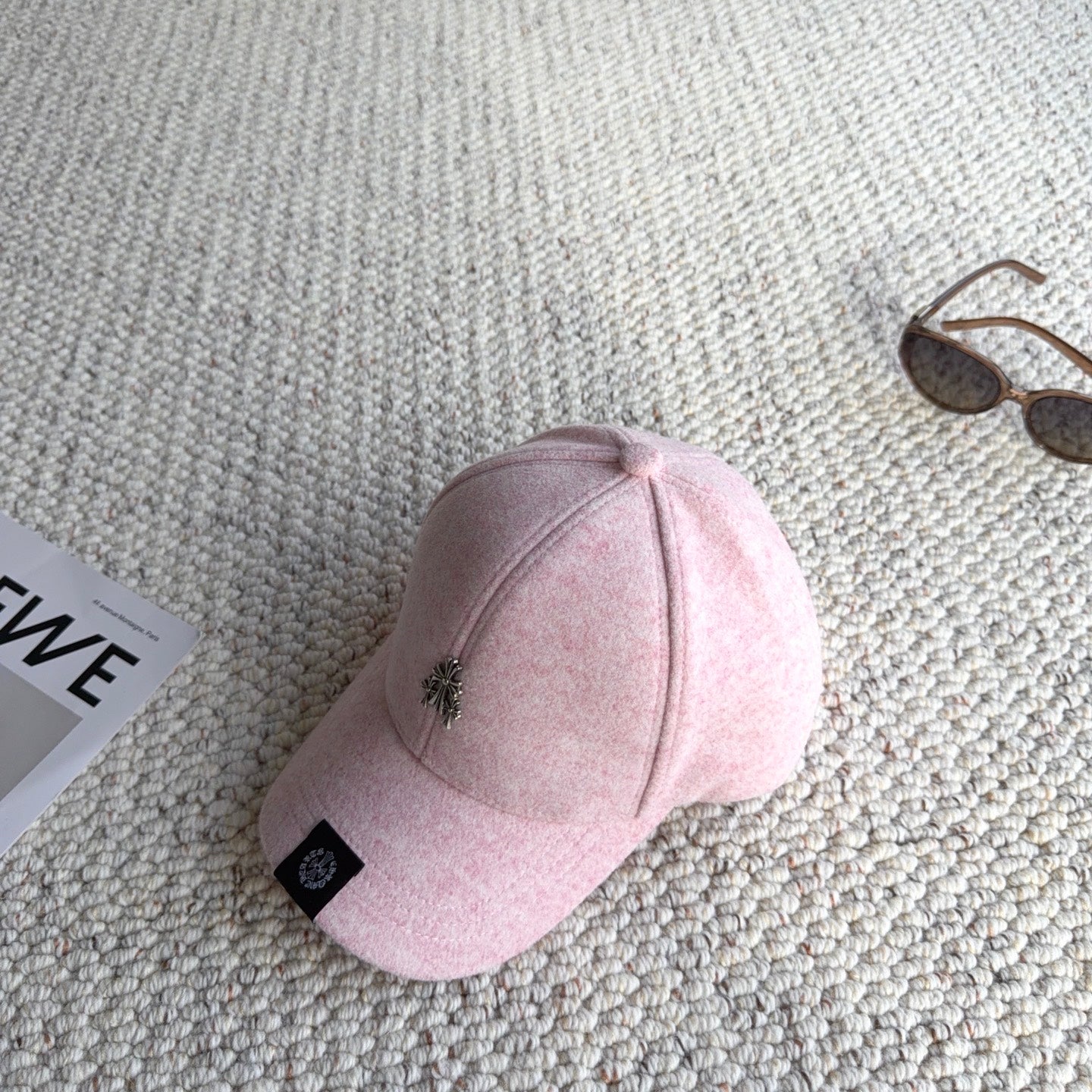 Chrome Hearts Wool Baseball Cap 413192