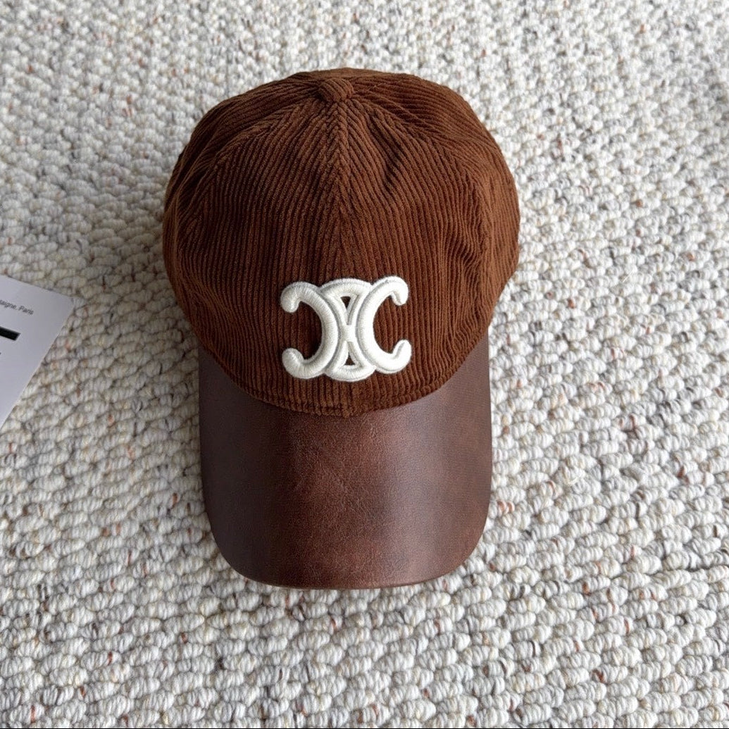 Celine Triomphe Baseball Cap Velvet