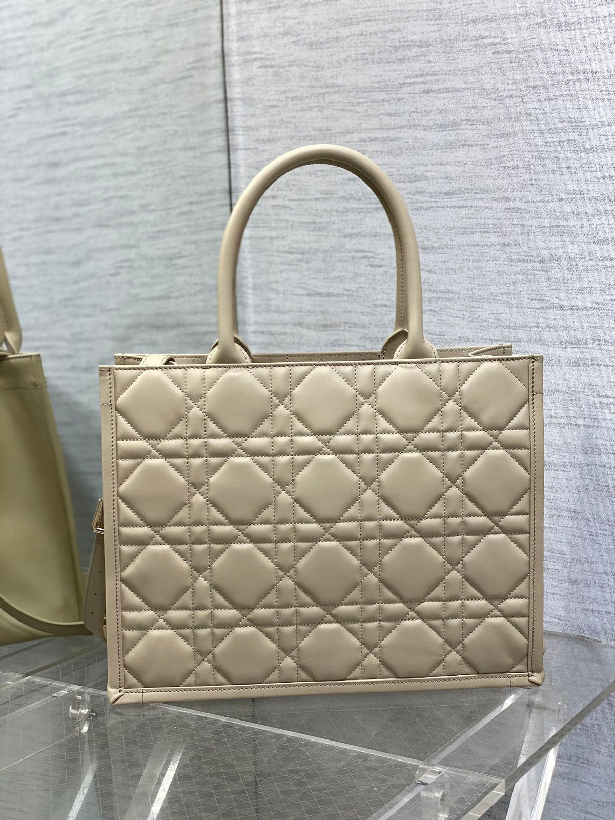 Dior 2026 Macrocannage Book Tote Bag 36cm Leather 409623