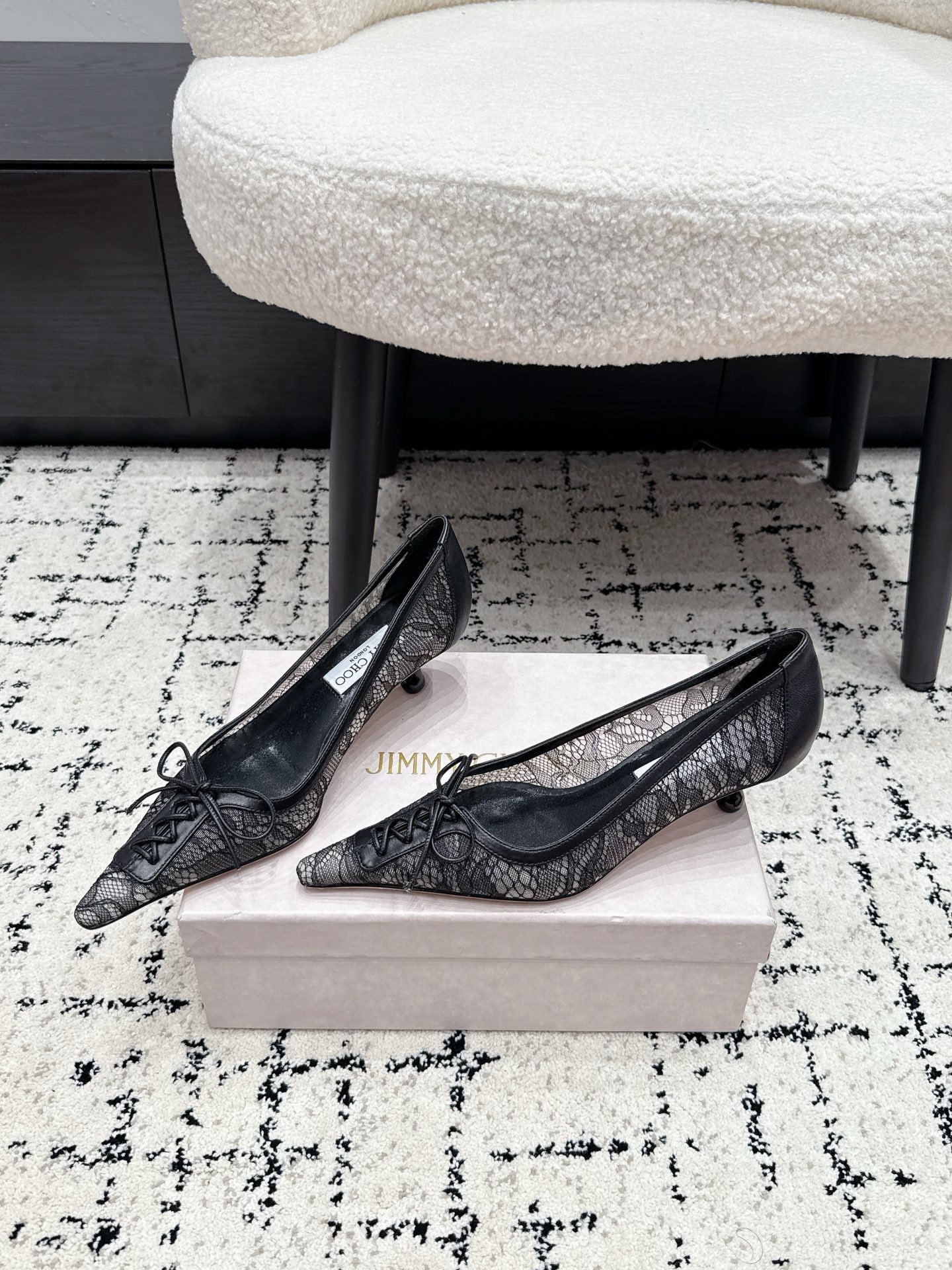 Jimmy Choo 2026 Scarlett Pumps 45mm Lace 908424
