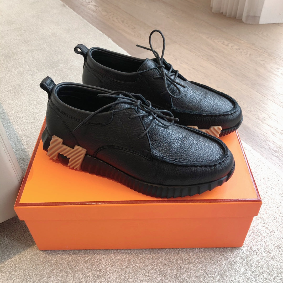 HM Men's Increase Sneaker Black Cowhide 204375