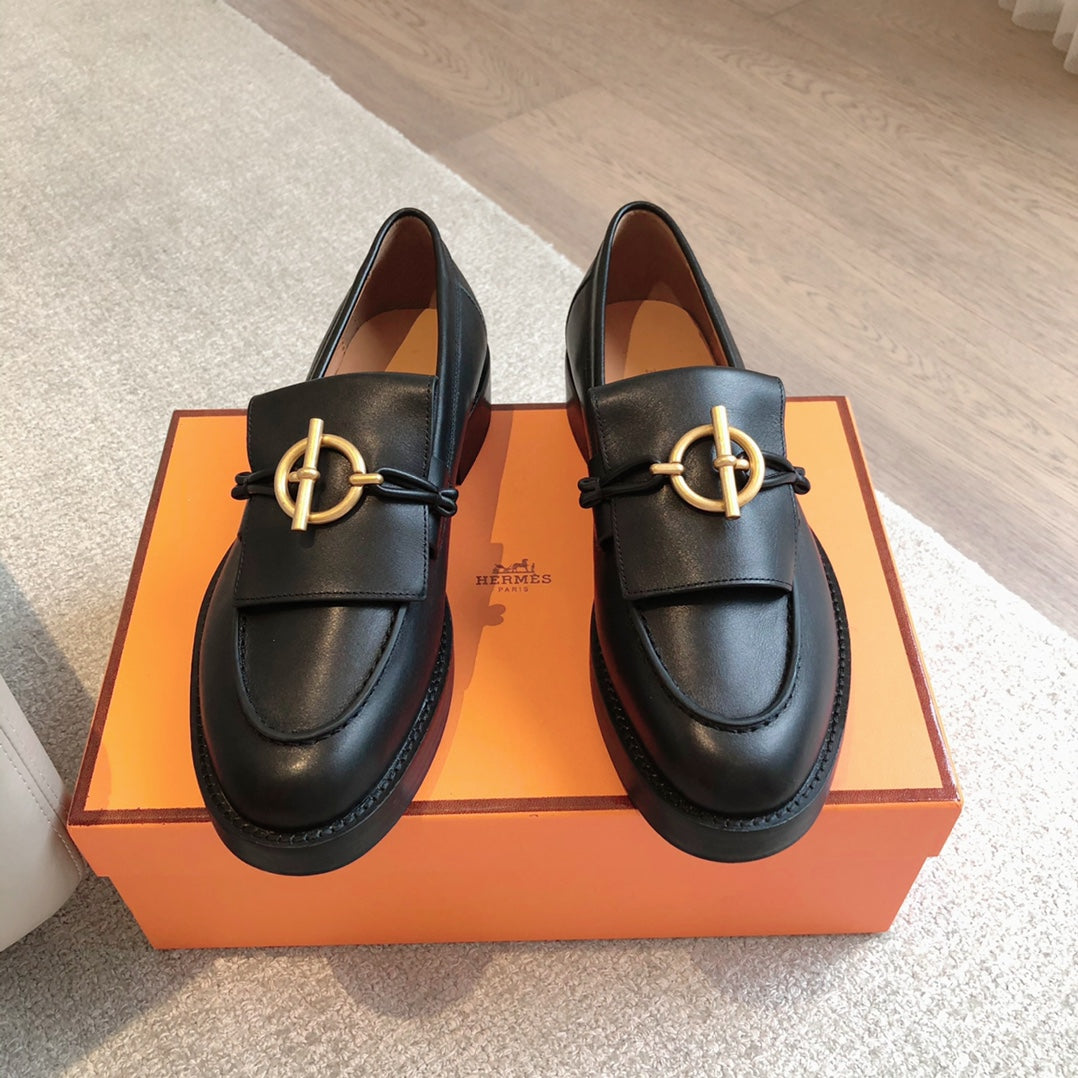 IMPACT LOAFER 25 BLACK CALFSKIN