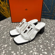 HM Lzzy 50 Sandal White Lambskin 962945