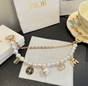 Dior Pearl Chain Charm 537029