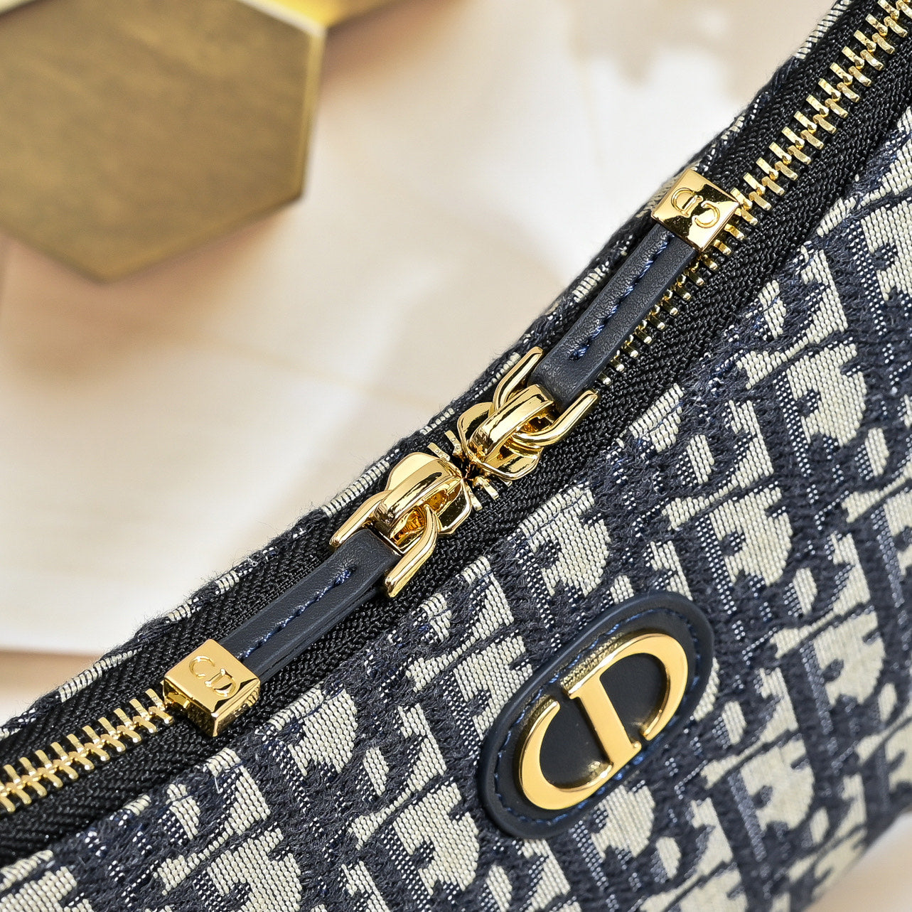 Dior 2026 Montaigne Bag With Chain 21cm Lambskin Fabric