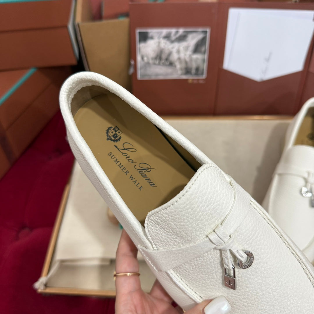LP 25C Summer Charms Walk Loafer White Calfskin 212599
