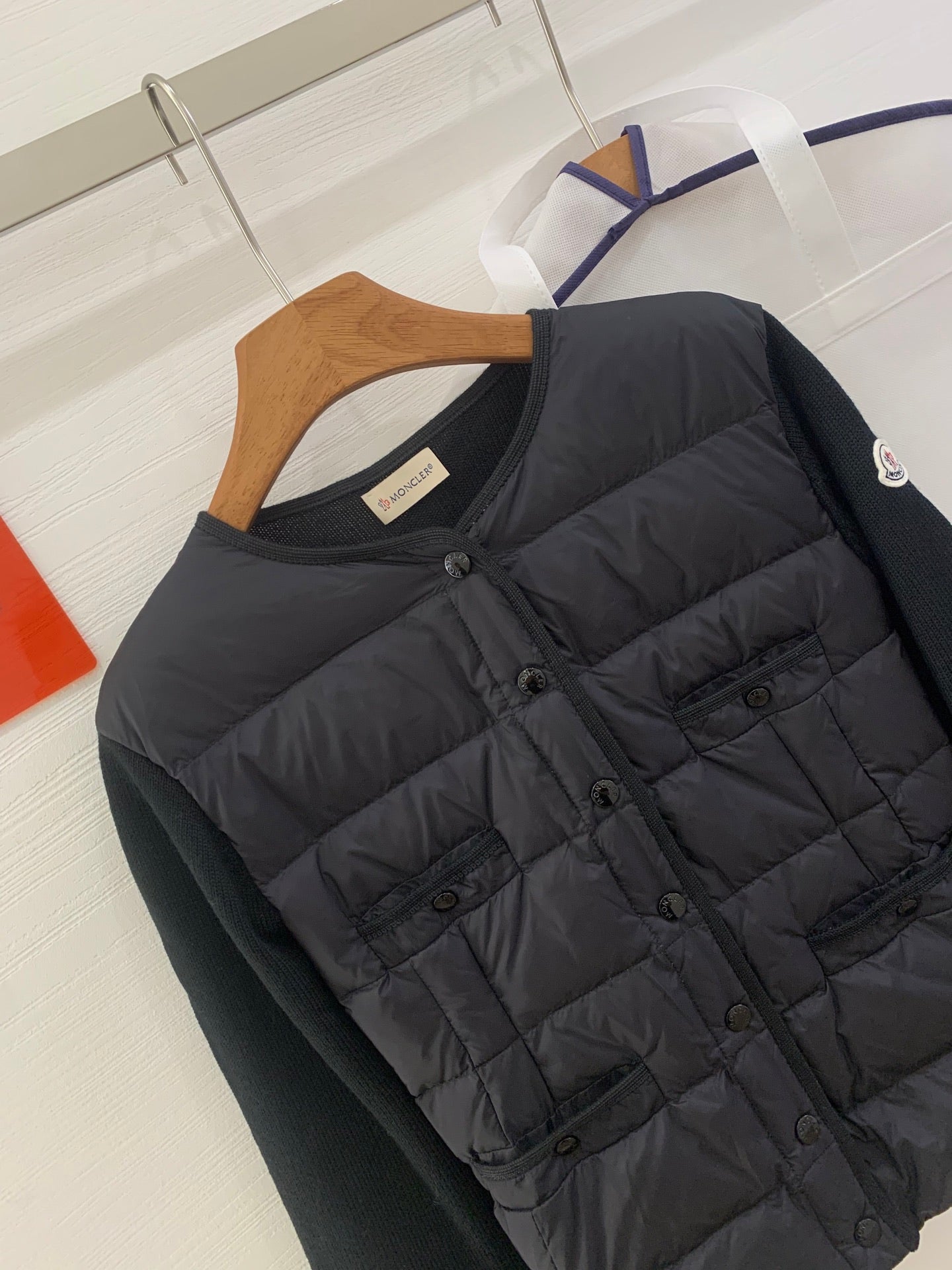Moncler 25 Lightweight Knitted Cardigan Polyamide 288486