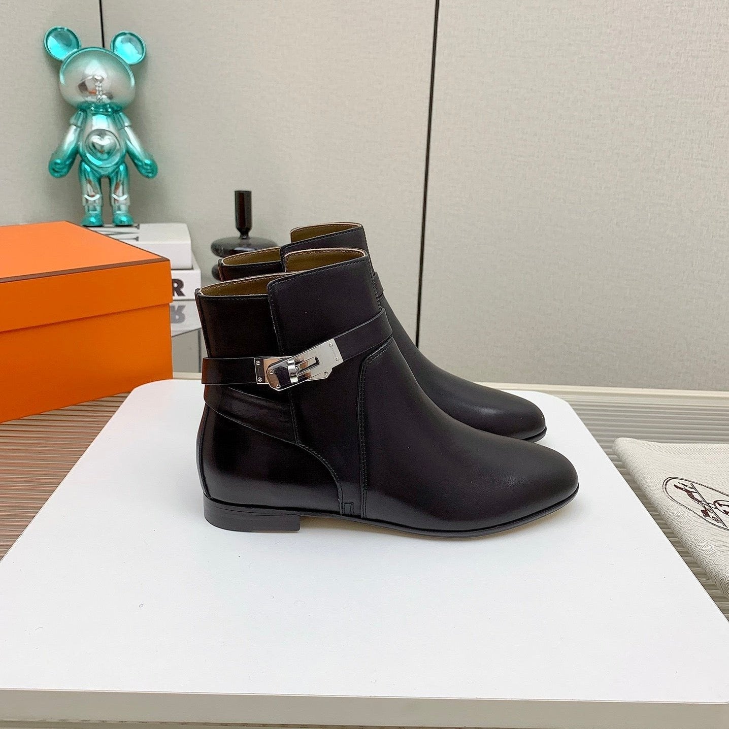 HM Neo Ankle Boot Black Calfskin 971373
