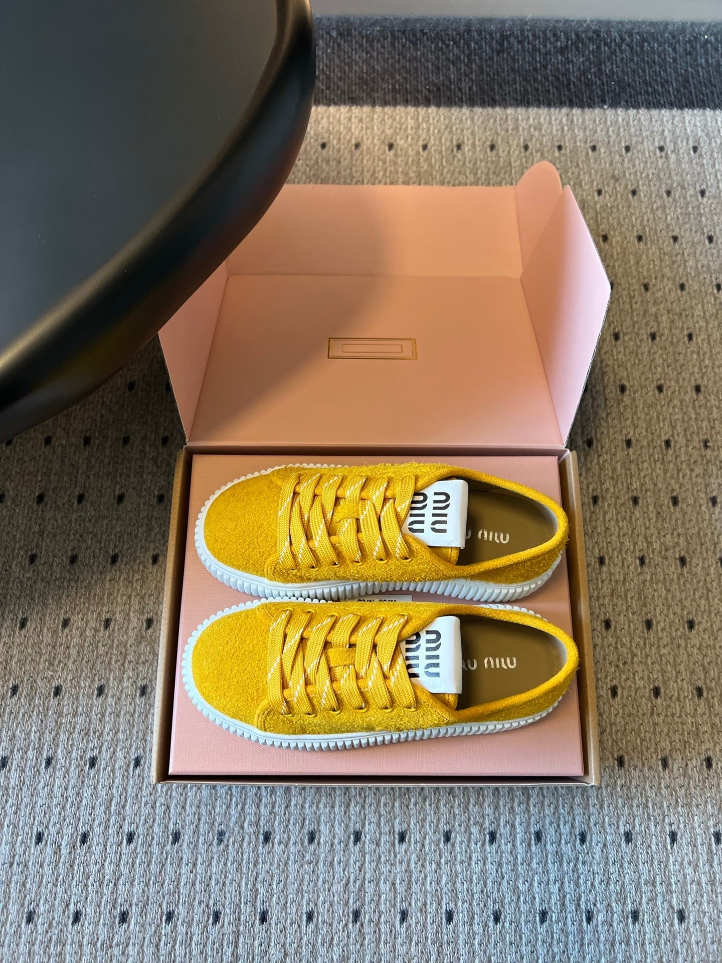 Miu Miu 2026 Platform Sneakers Suede 994227