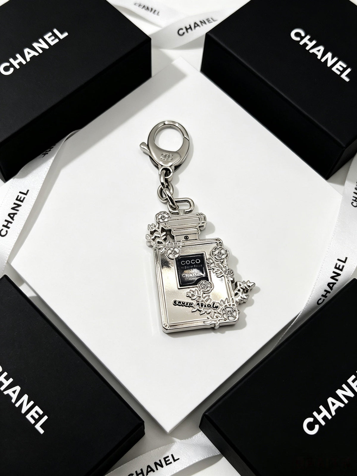 Chanel Perfume Bottle-shaped Charm