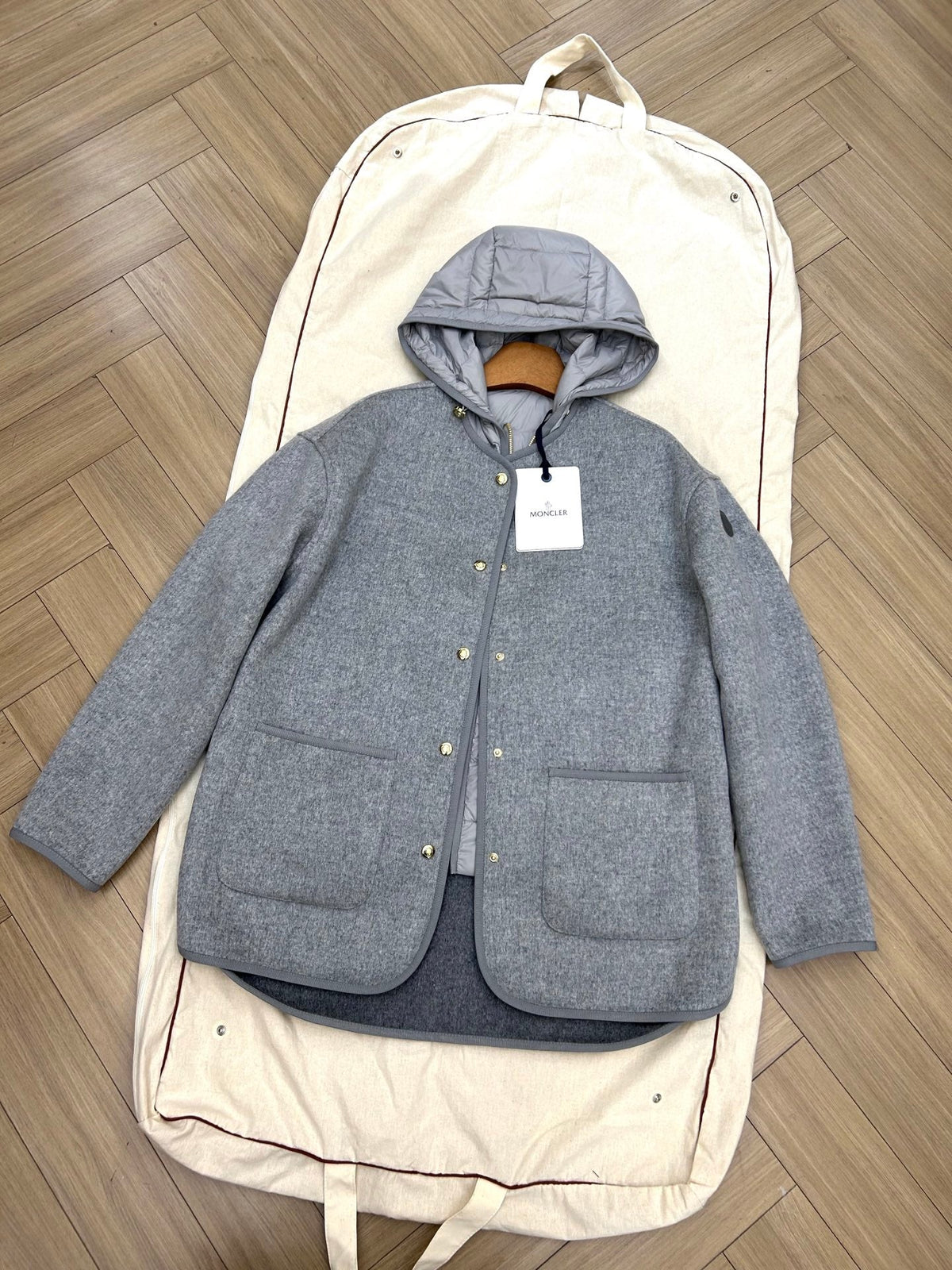 Moncler 2026 Reposse 3-in-1 Grey Jacket