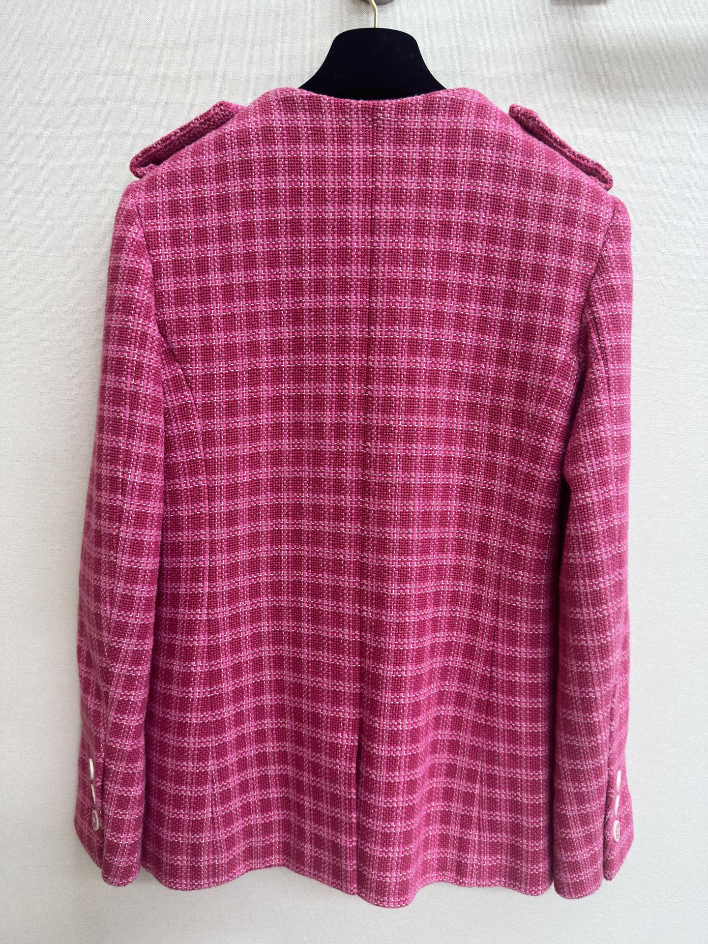 CC  Tweed Jacket Dack Pink Cotton 251875