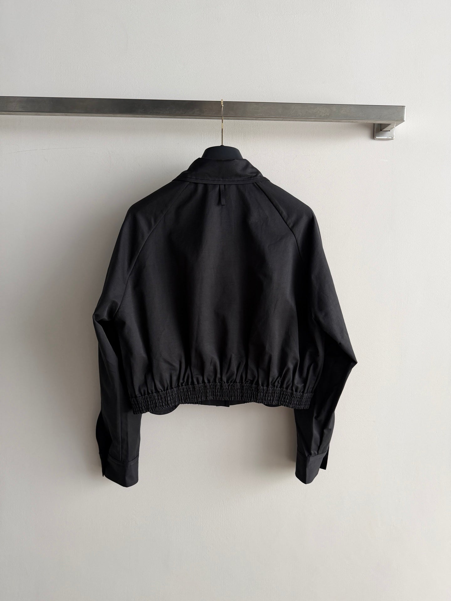 Hermes 2026 Short Workwear Jacket Black Cotton 742889