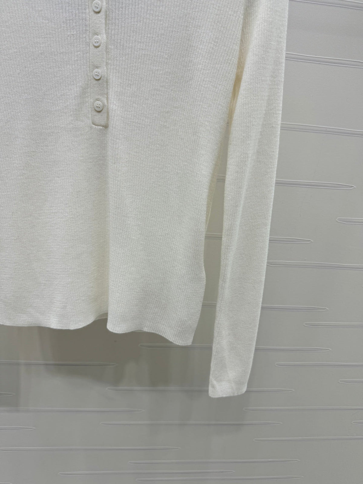 Celine 2026 Long-Sleeve Polo Shirt Wool 430298