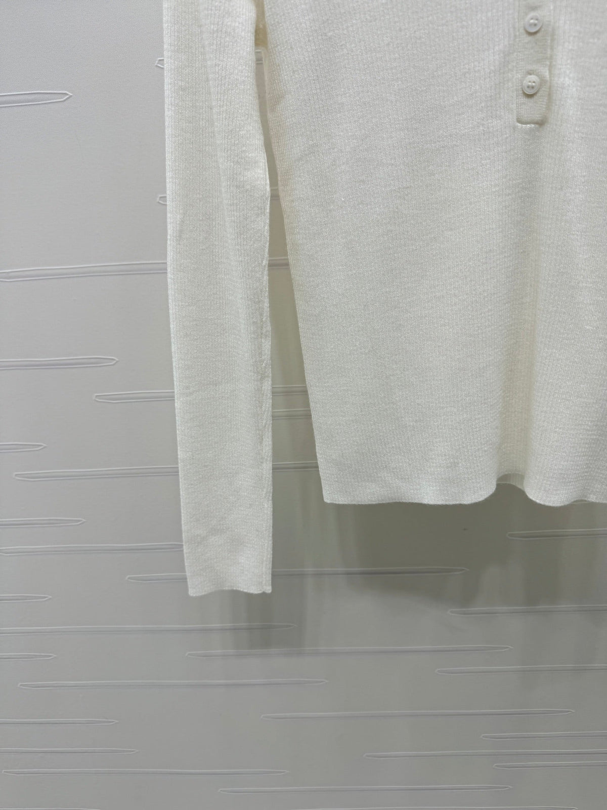 Celine 2026 Long-Sleeve Polo Shirt Wool 430298