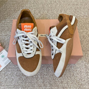 Miumiu 2026 Gymnasium Sneakers Brown Suede 953437