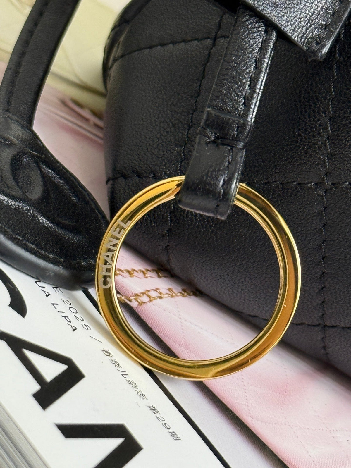 Chanel 2026 Lucky Bag 22cm Black Sheepskin