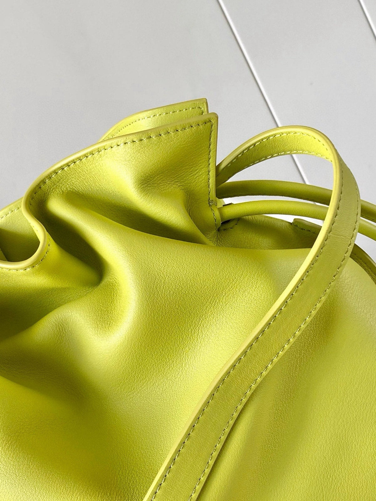 Loewe 2025 Flamenco Lucky 30cm Bag Meadow Green Nappa Calfskin 274605