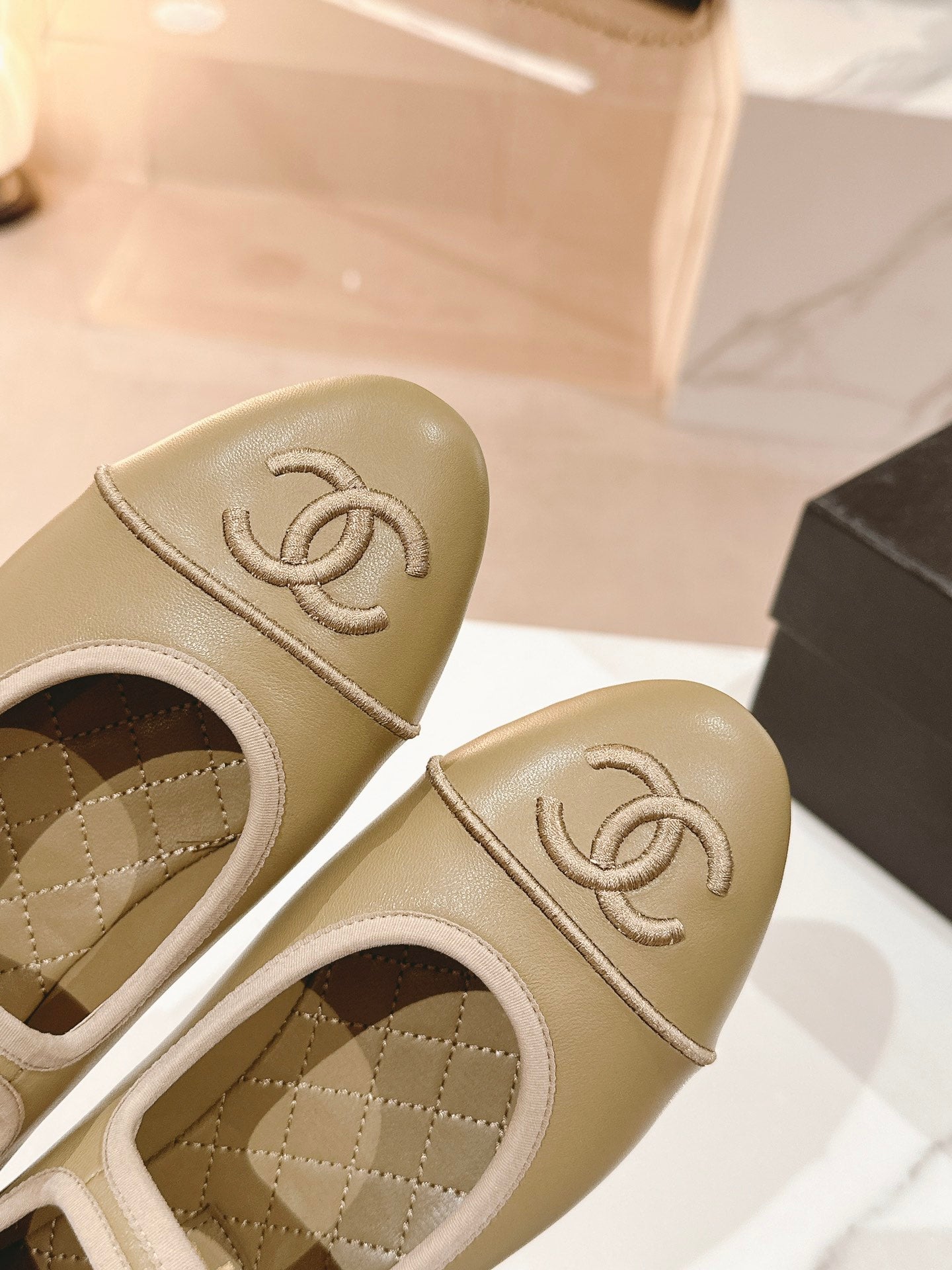 mary janes olive calfskin