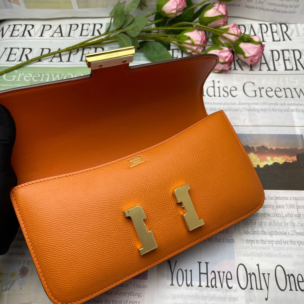High-end Hermes 2026 Constance Elan 24cm Bag Epsom Leather 2