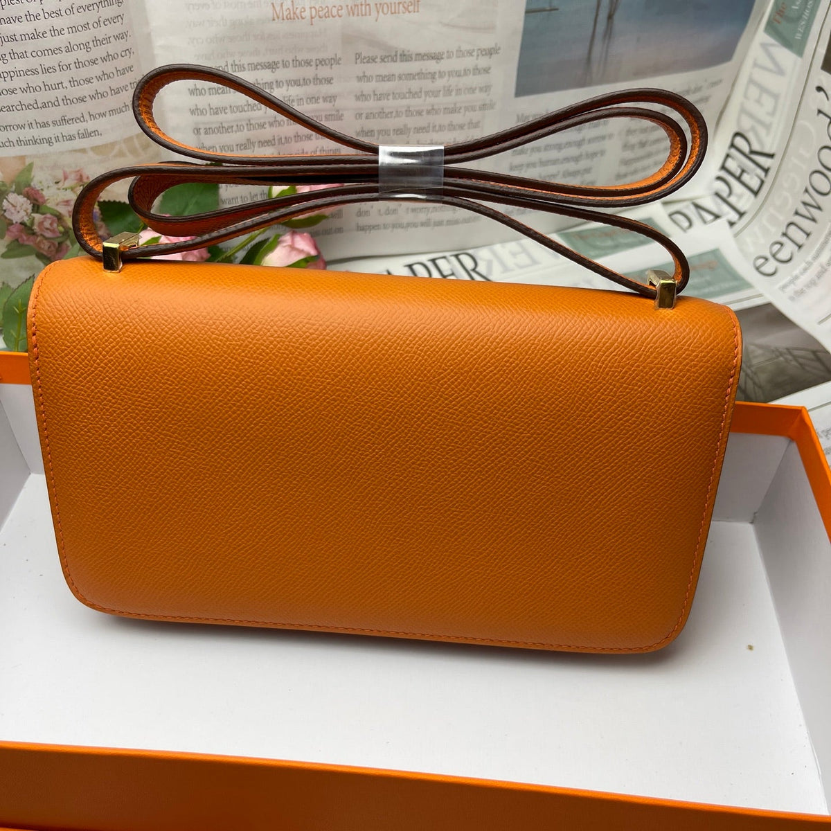 High-end Hermes 2026 Constance Elan 24cm Bag Epsom Leather 2