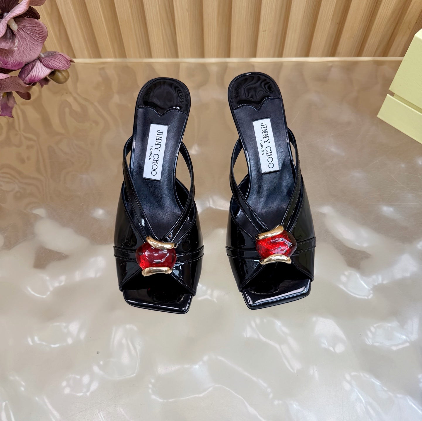 Jimmy Choo 2026 Brigitte Sandals Patent Leather 949774