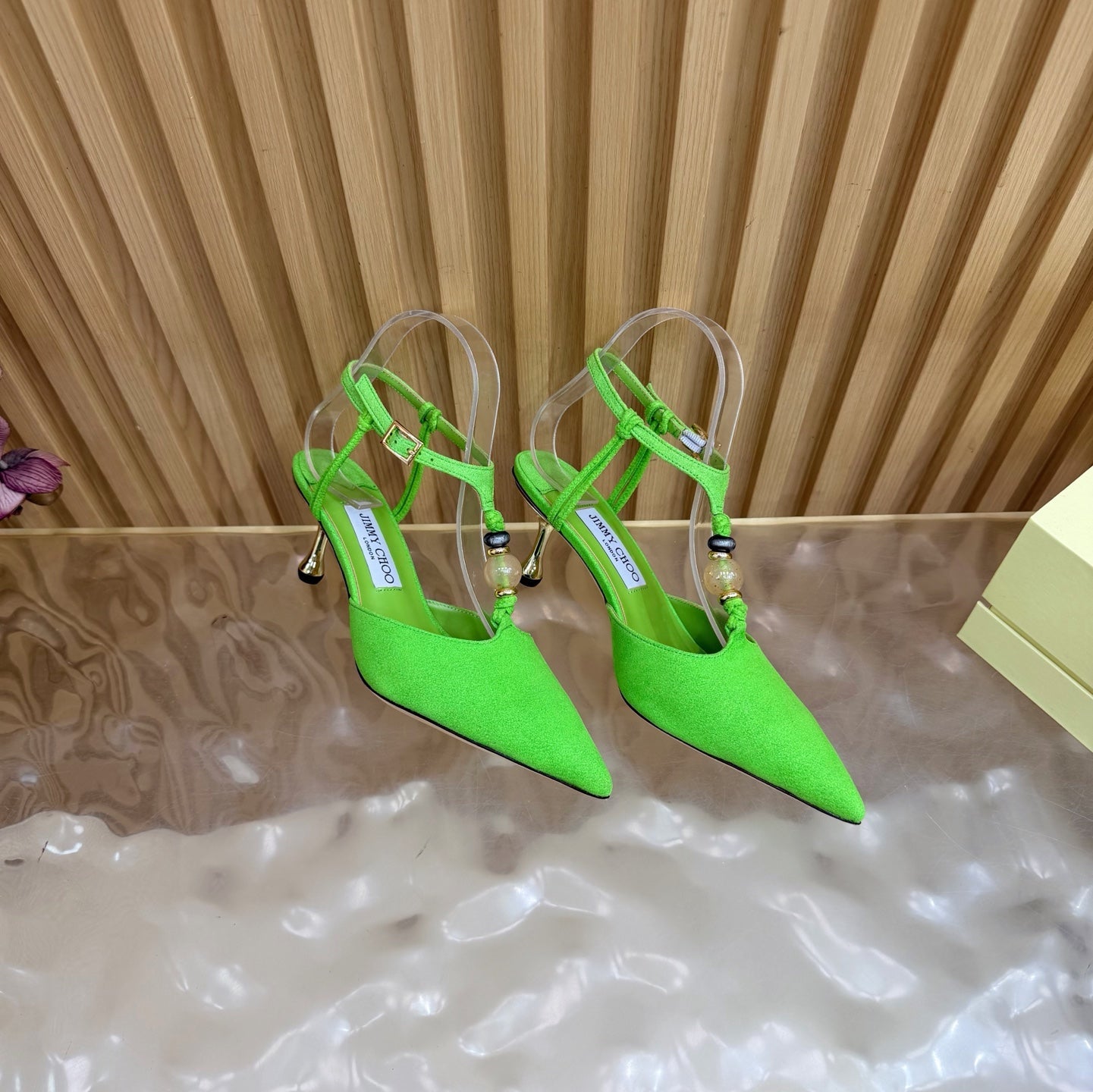 Jimmy Choo 2026 Lauri Slingback 65mm Suede Leather 949800