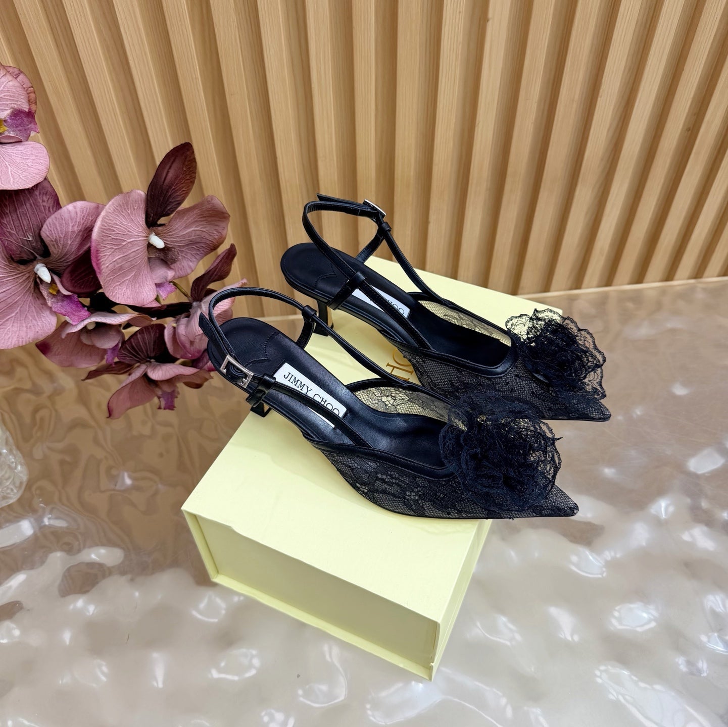 Jimmy Choo 2026 Mimmi Slingback 65mm Lace 949803