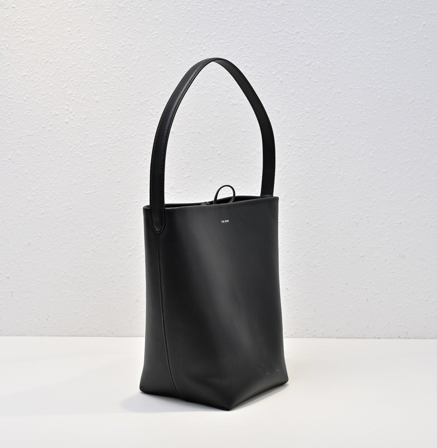 The Row N/S Park Tote 30cm Black Leather