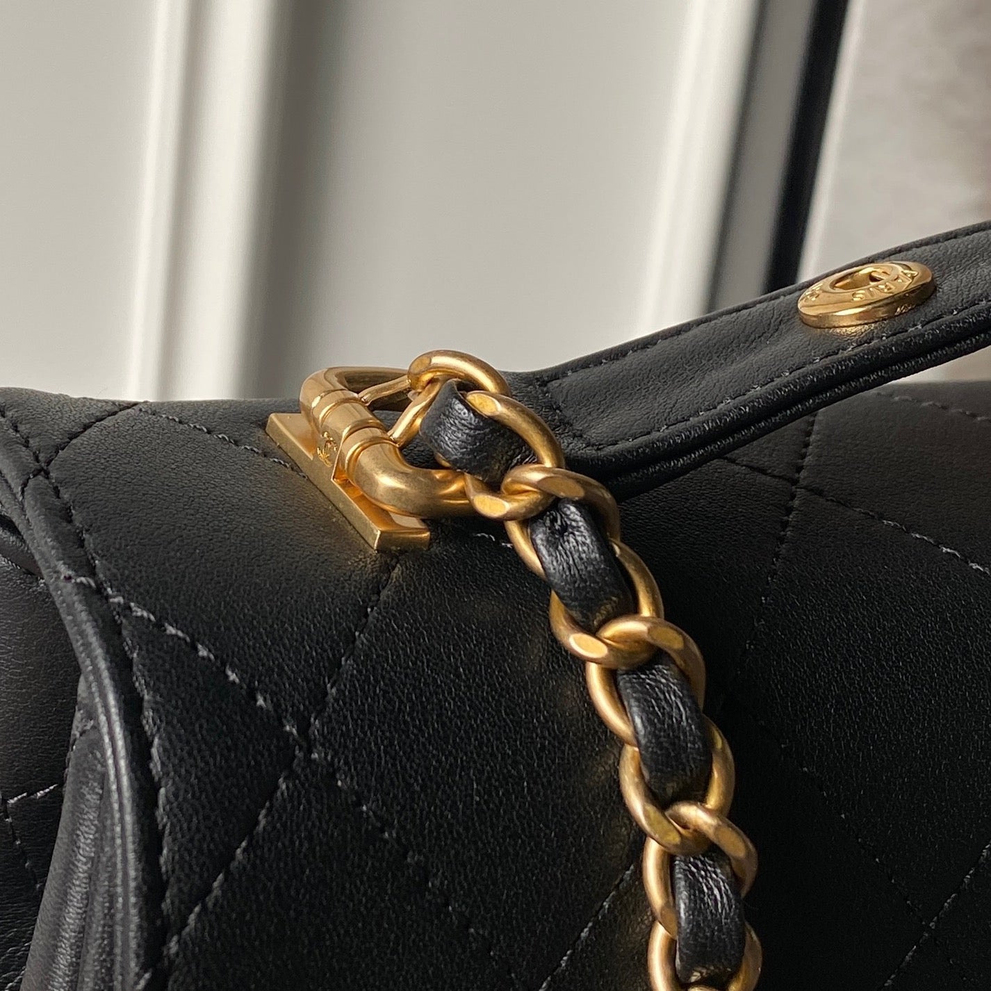 Chanel 2026 Flap Bag 29cm Black Calfskin with Gold Hardware