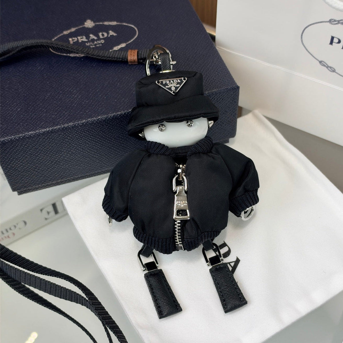 Prada Soft Robot Re-Nylon Bag Charm 546252